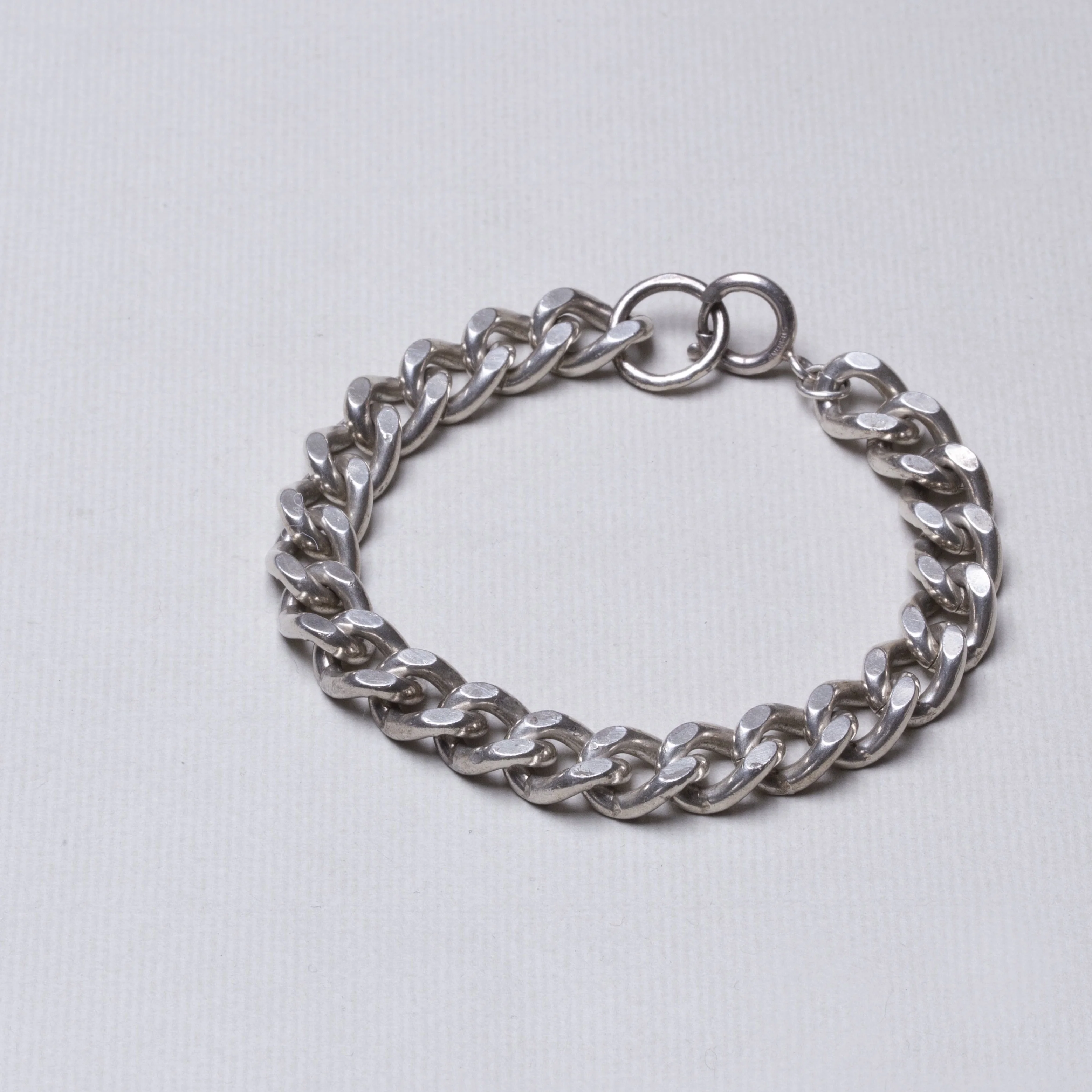 Vintage Sterling Silver Chain Bracelet #4