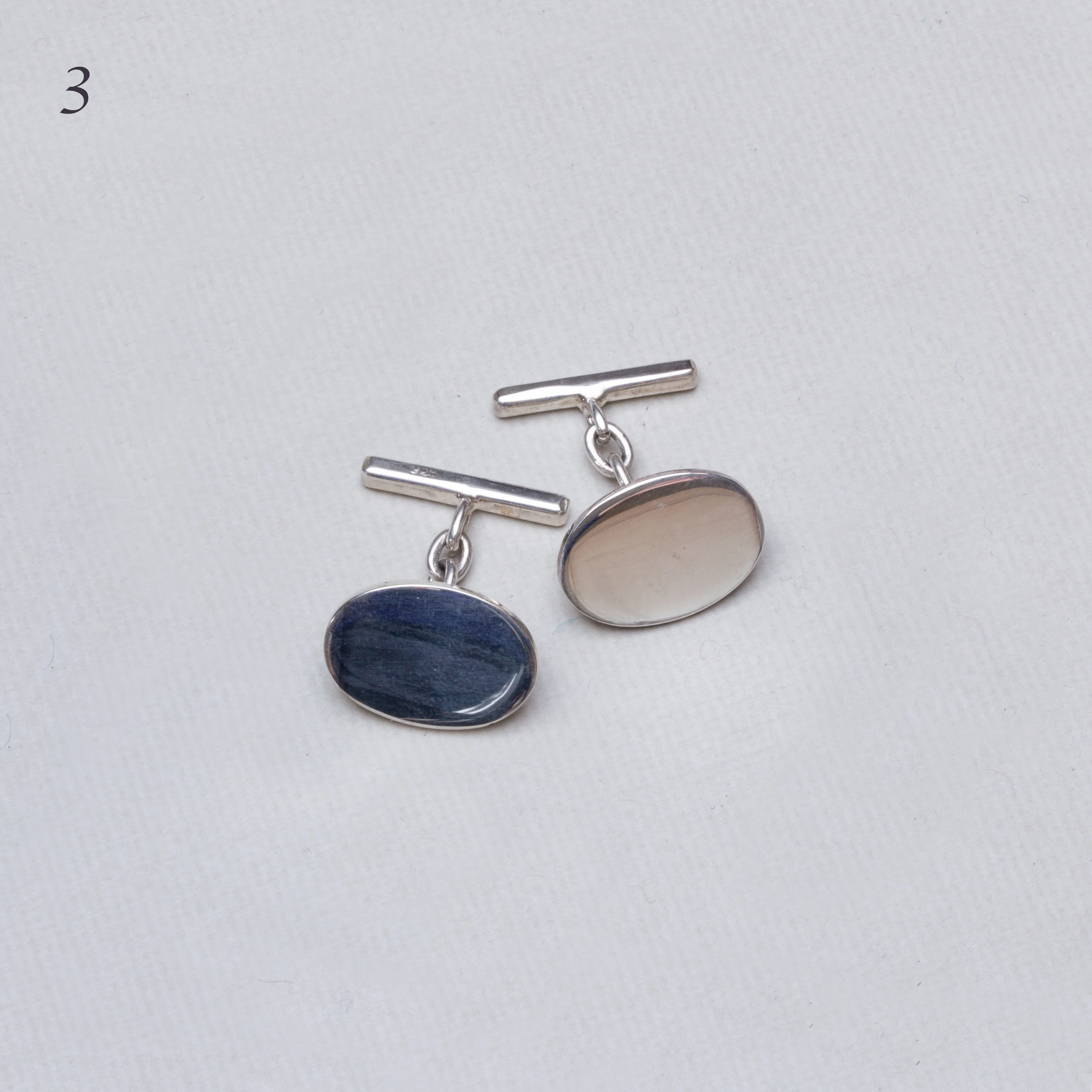 Vintage Sterling Silver Cufflinks - Image 6