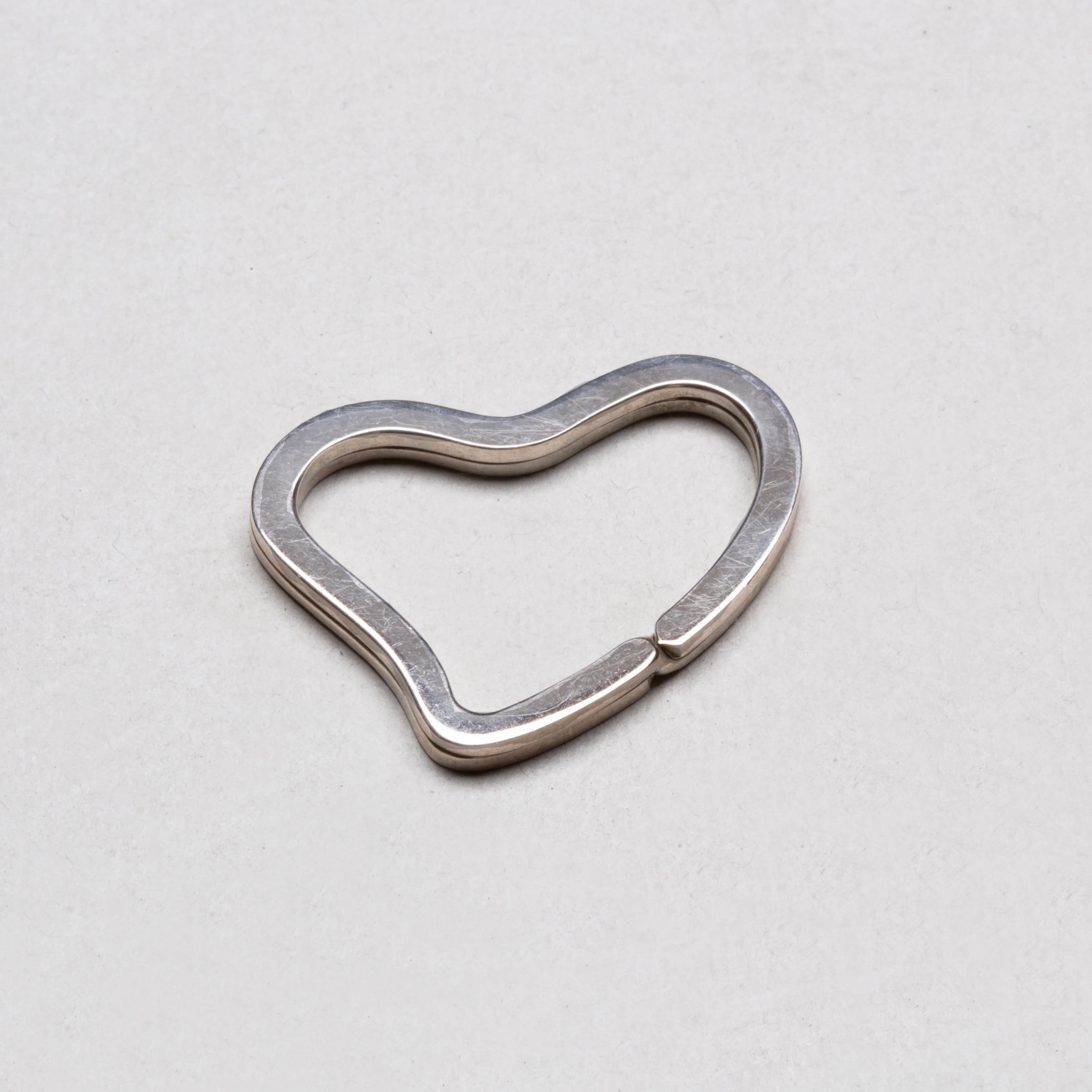 Vintage Sterling Silver Elsa Peretti Heart Key Ring - Image 2