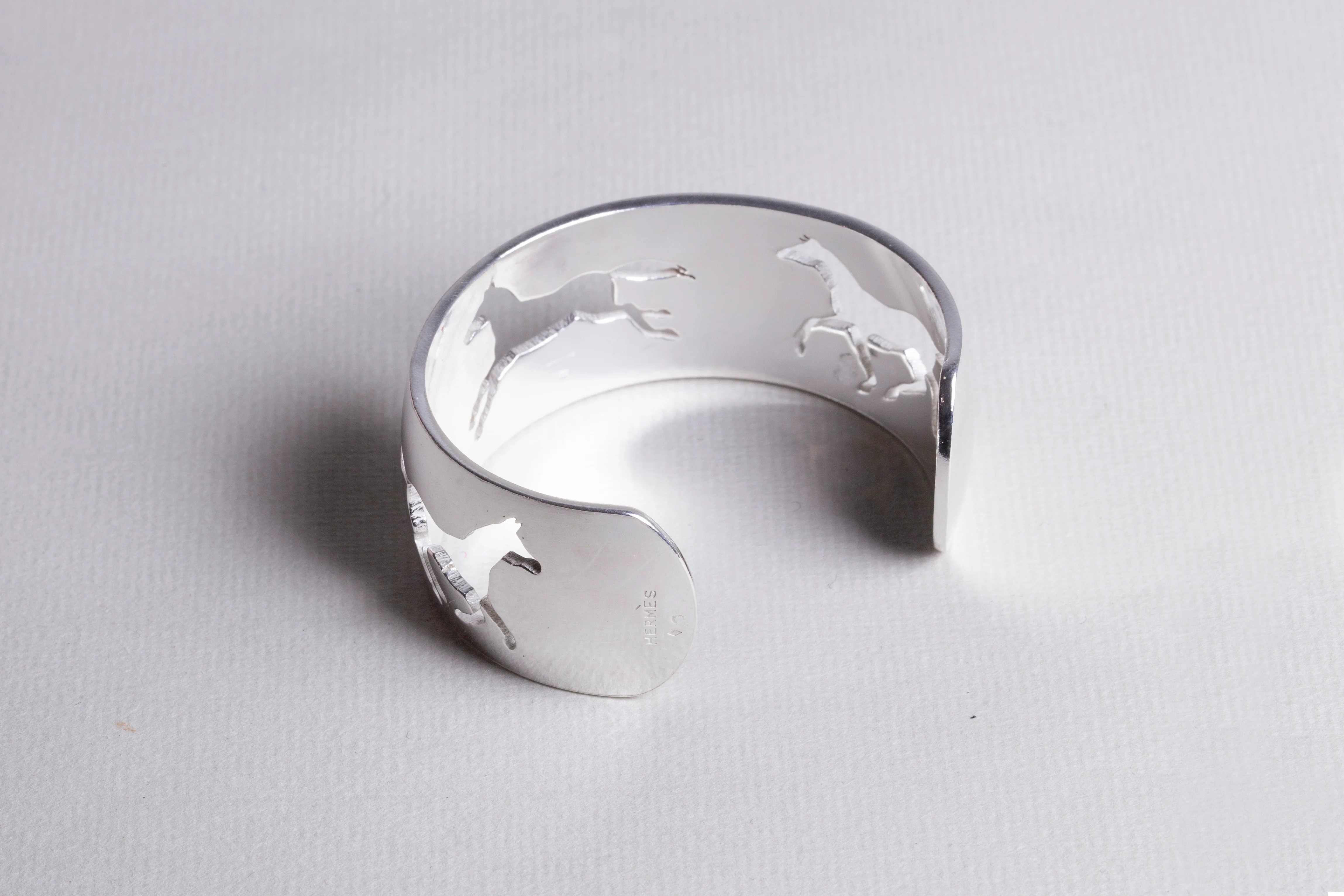 Vintage Sterling Silver Horse Bracelet - Image 3