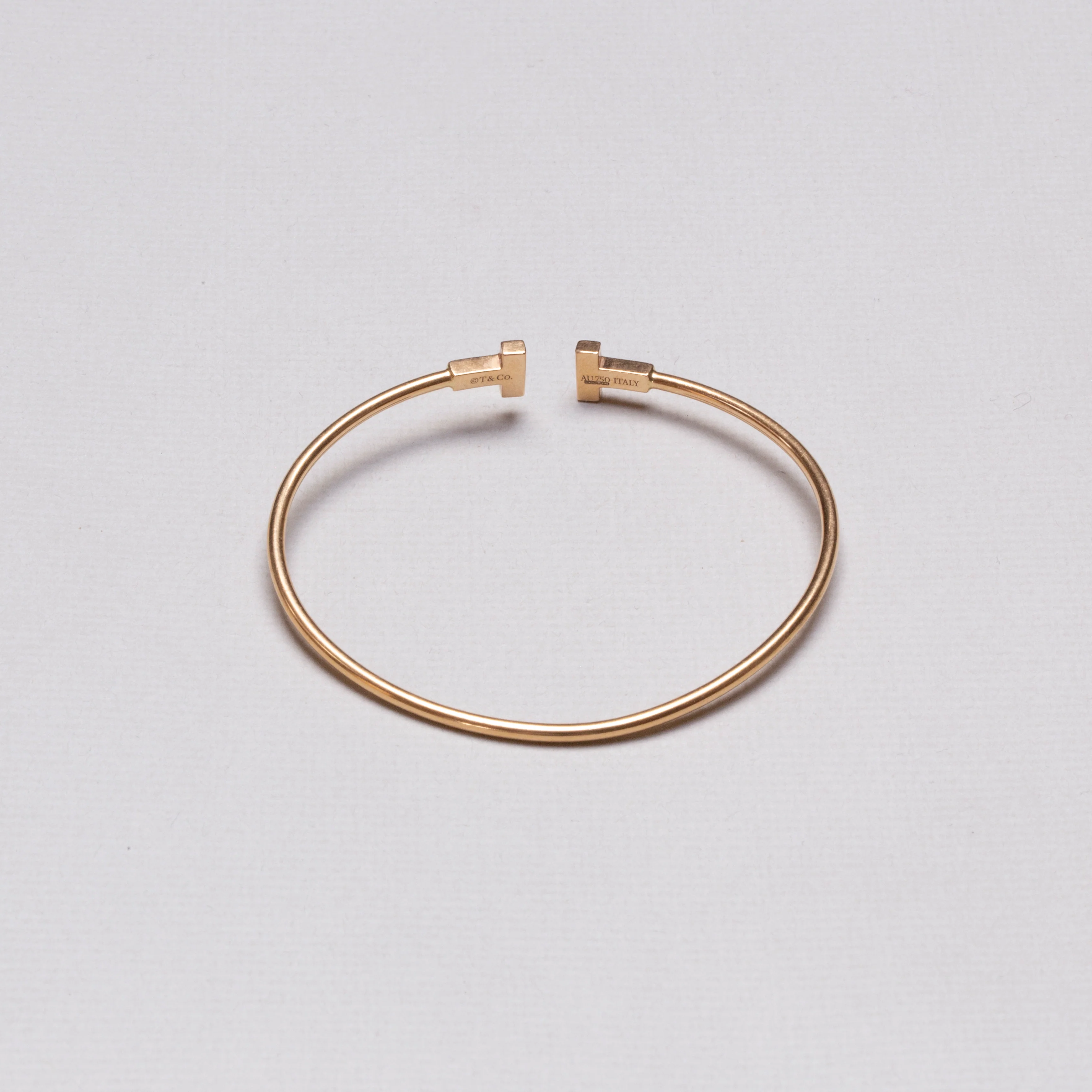 Vintage Tiffany & Co. 18ct Gold Bangle Bracelet - Image 3