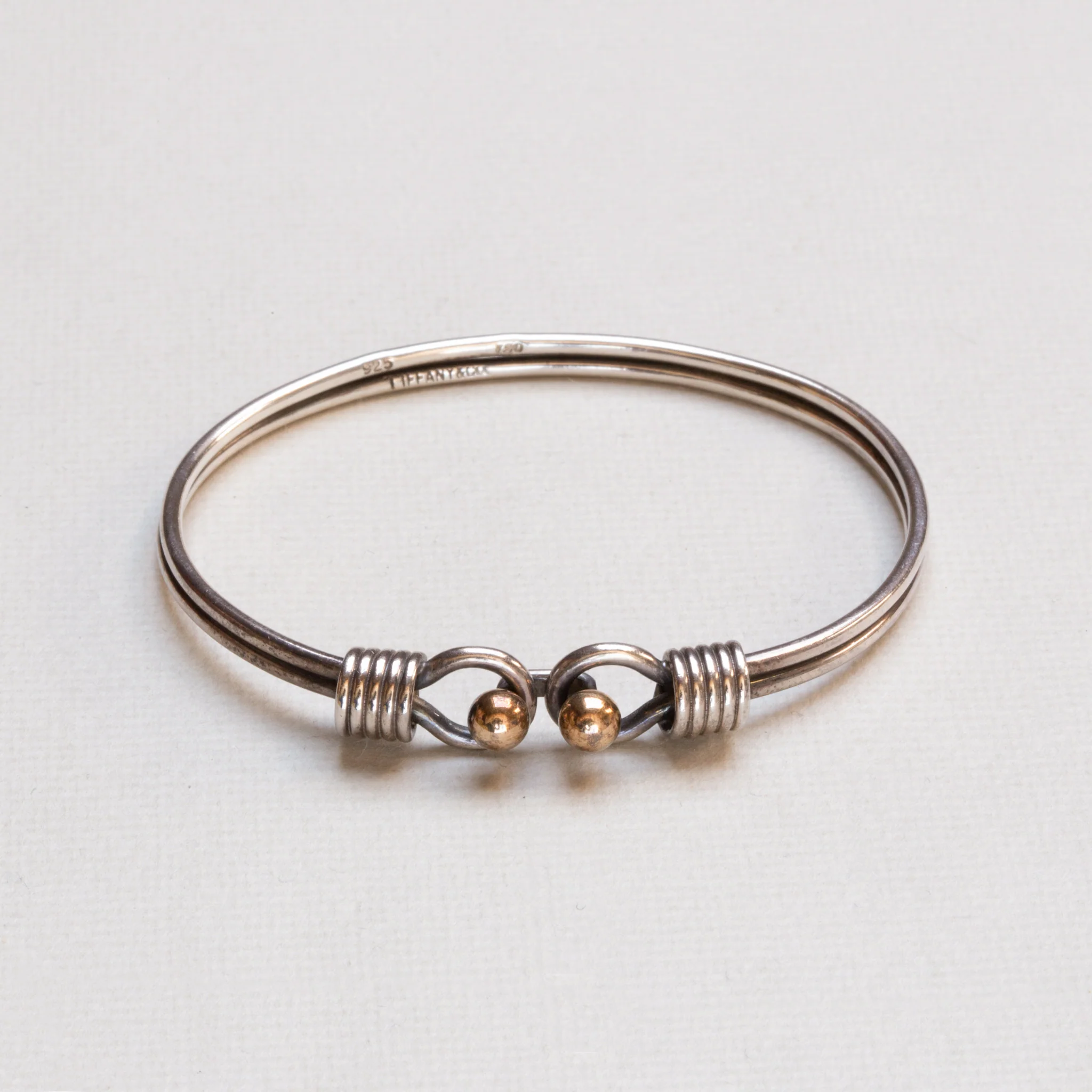 Vintage Tiffany & Co. Silver Bangle Bracelet - Image 3