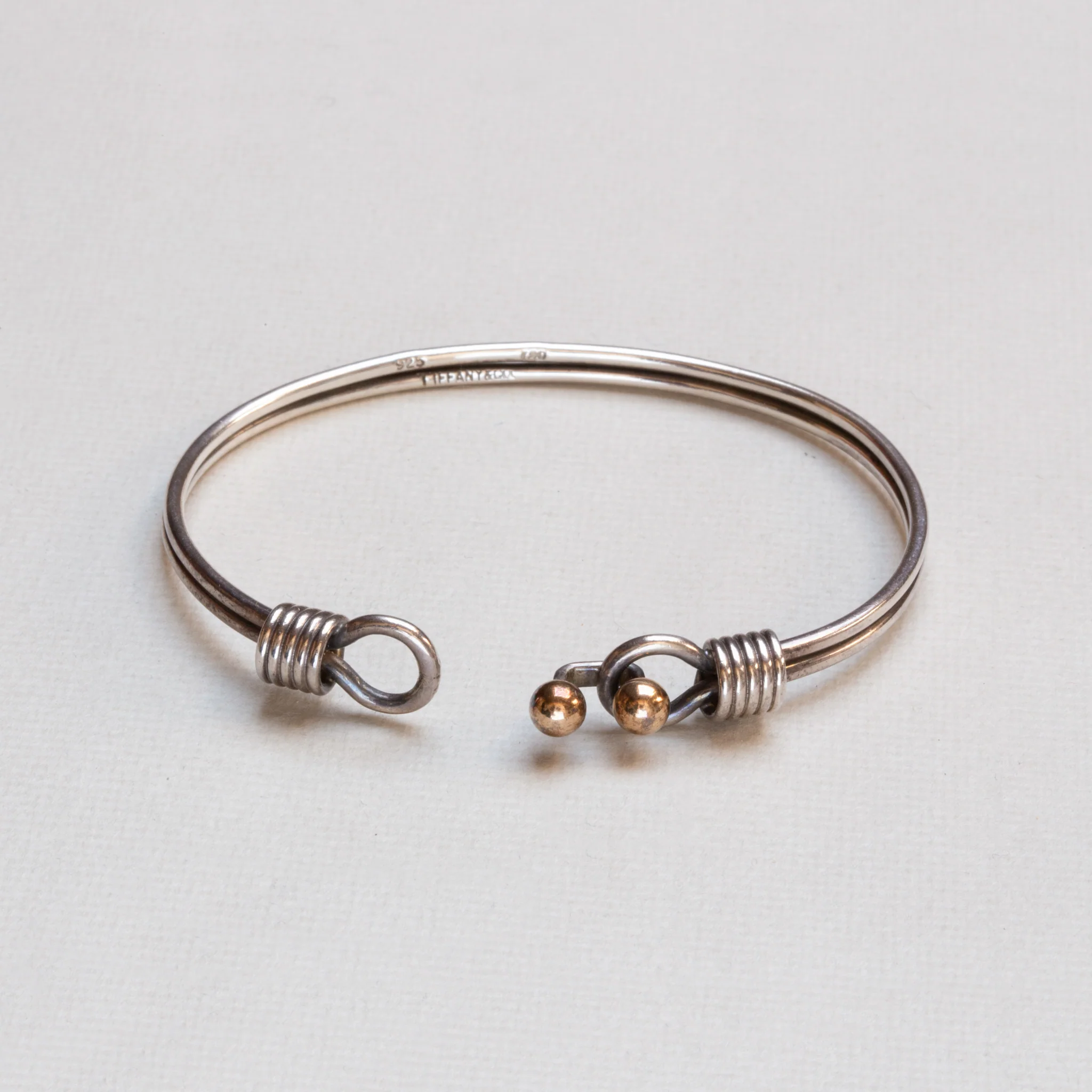 Vintage Tiffany & Co. Silver Bangle Bracelet - Image 4