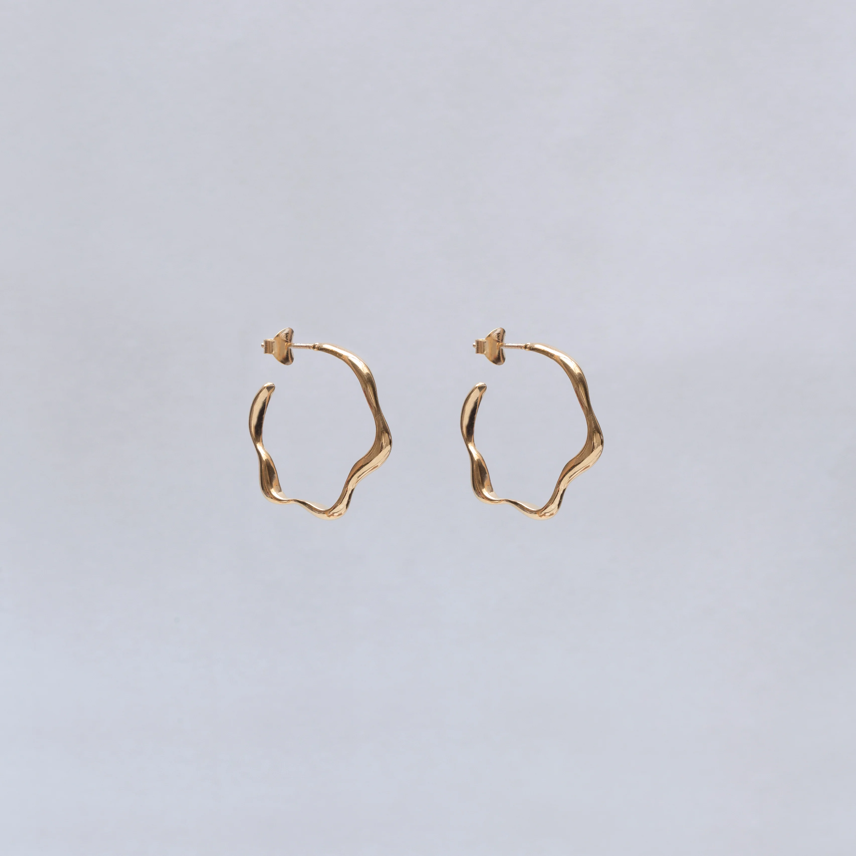 Wonky Hoop Earrings - Image 2