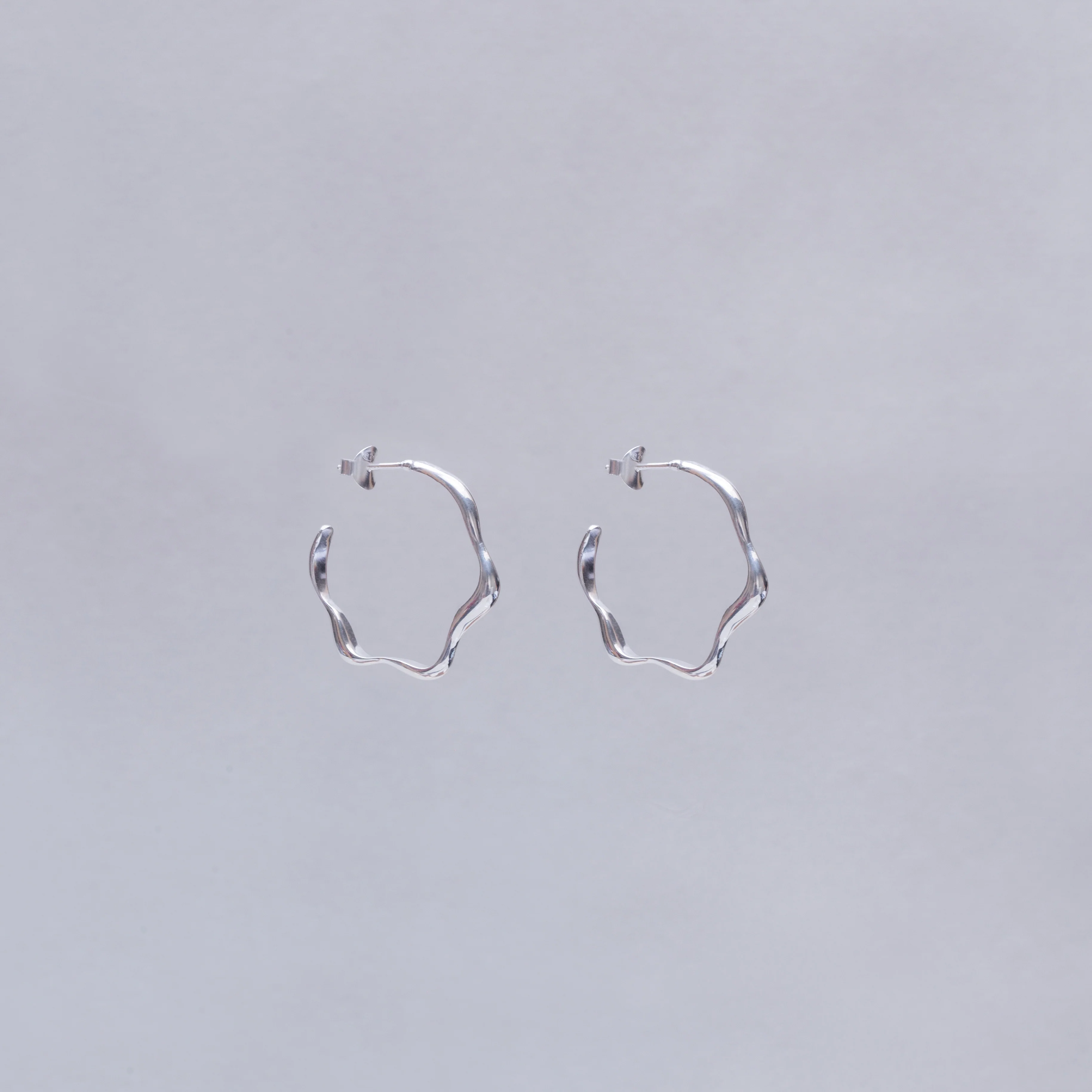 Wonky Hoop Earrings - Image 3