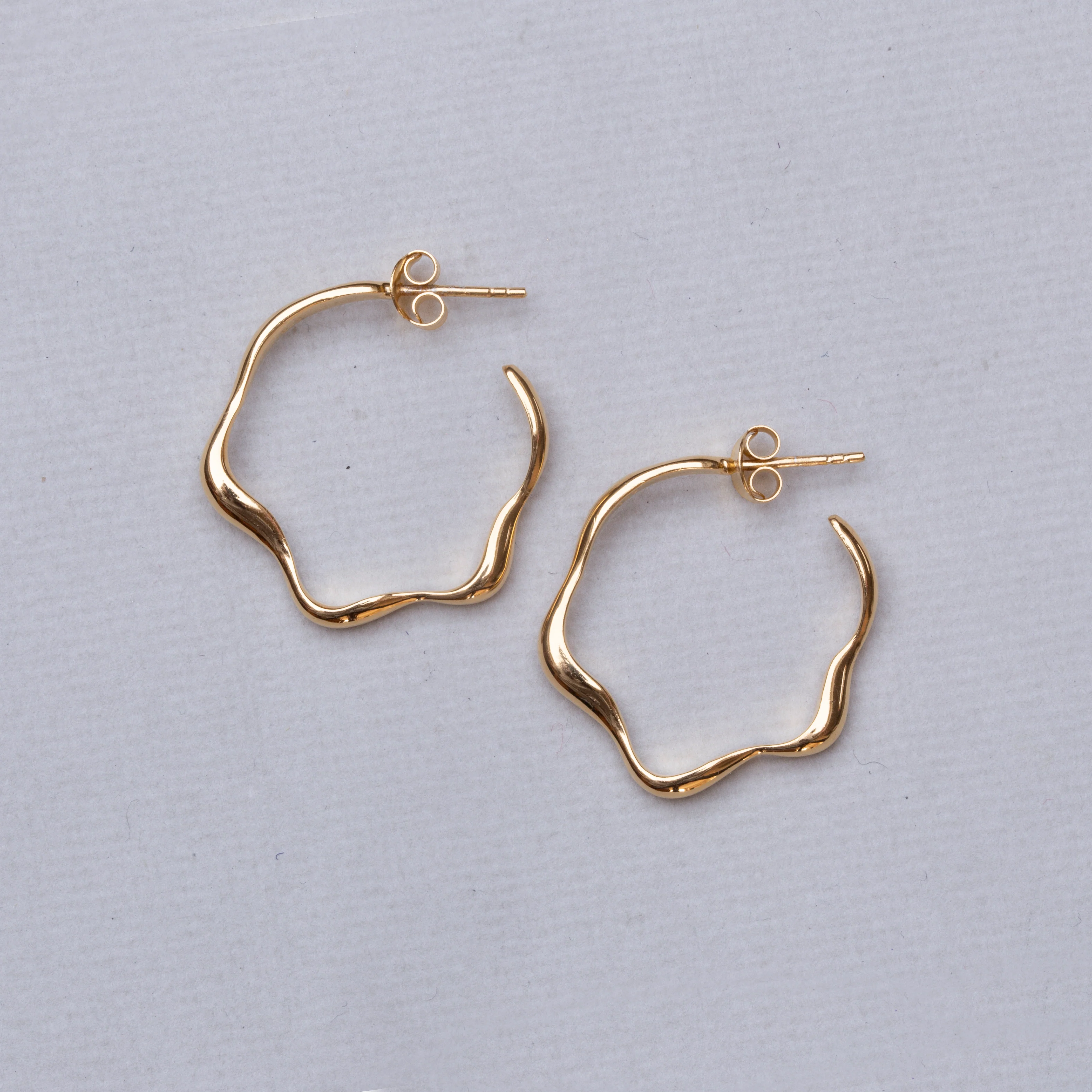 Wonky Hoop Earrings - Image 4