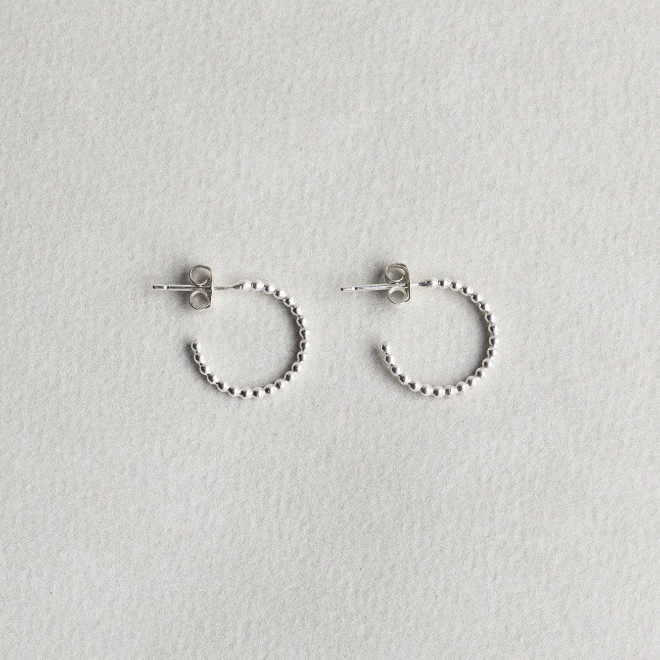 Beaded Small Hoops - Image 3